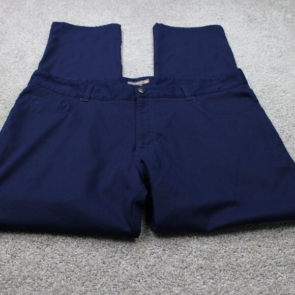 Peter Millar EB66 Pants Mens 38x30 Blue Crown Sport 100% Polyester w/ 30" inseam - Picture 2 of 15